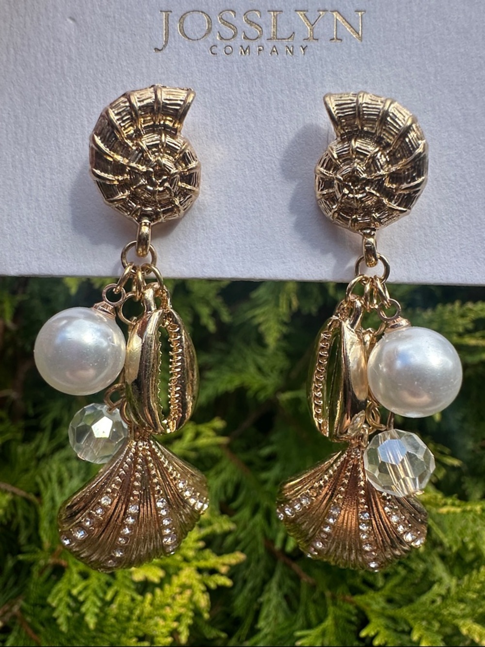 Seashell Dangle Drop Earrings โจ๐๐ - Picture 5 of 6